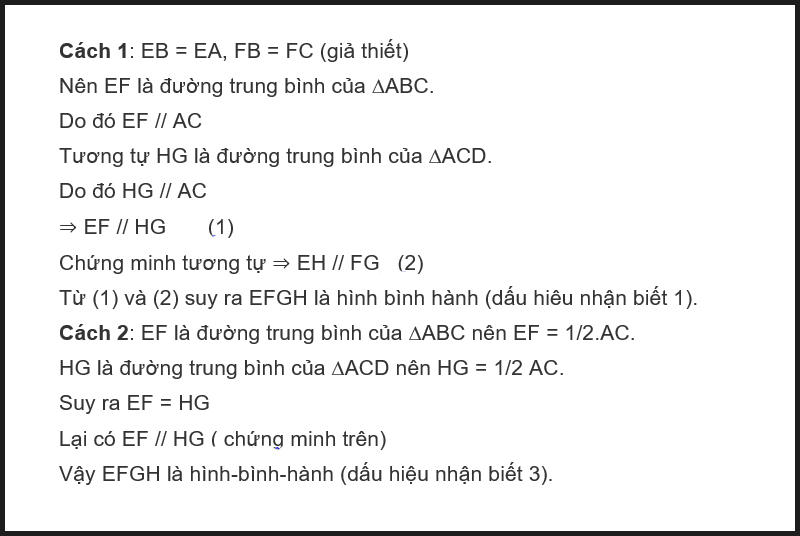 Đáp án dạng 3 tự luận